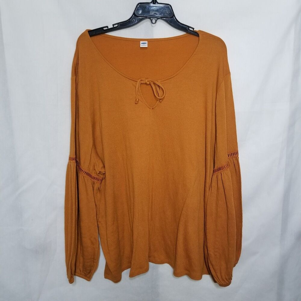 Old Navy Top Womens XXL Balloon Sleeve Boho Hippie Festival Fall